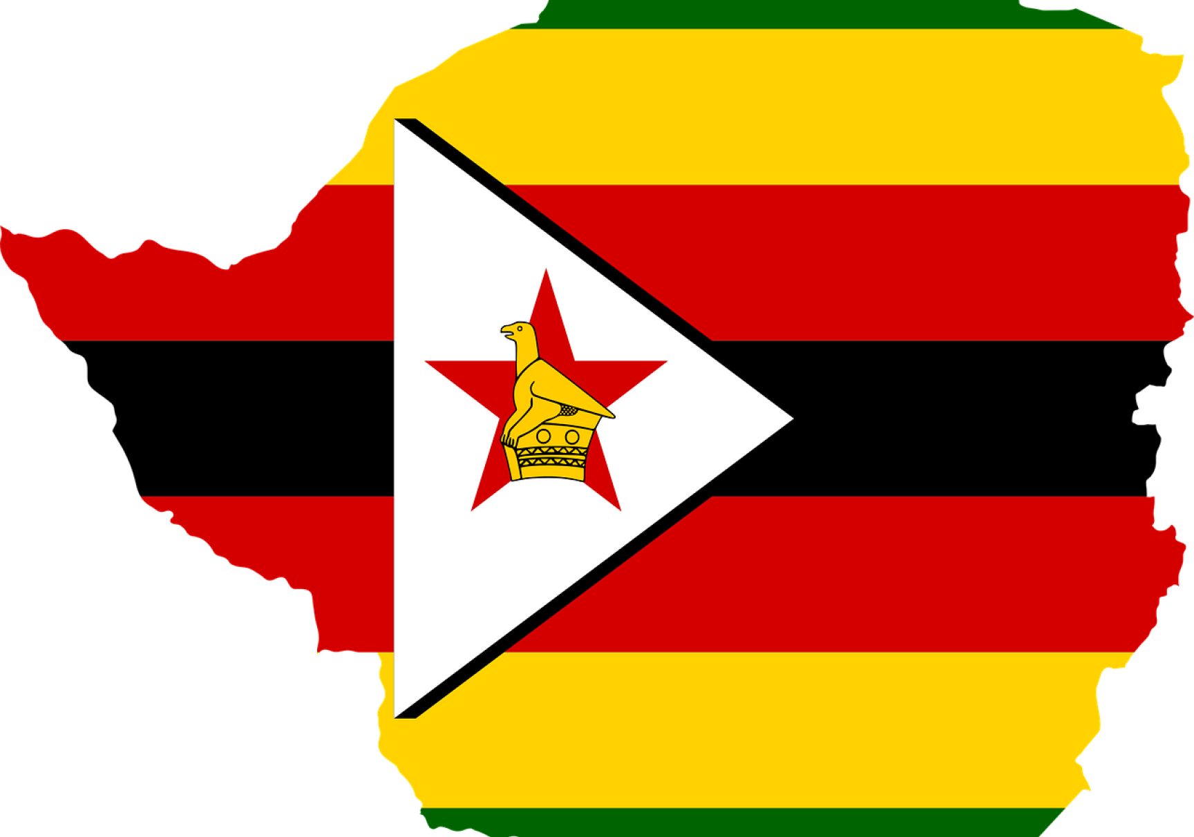 Zimbabwe flag Gordon Dylan Johnson Pixabay