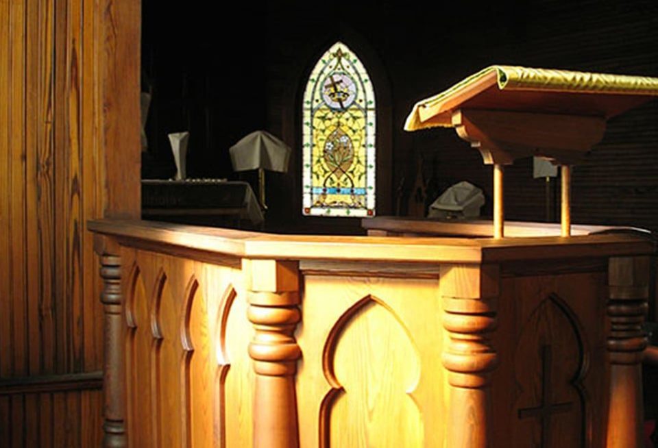 Pulpit empty