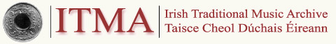 Irish Traditional Archive banner header with original horn logo
