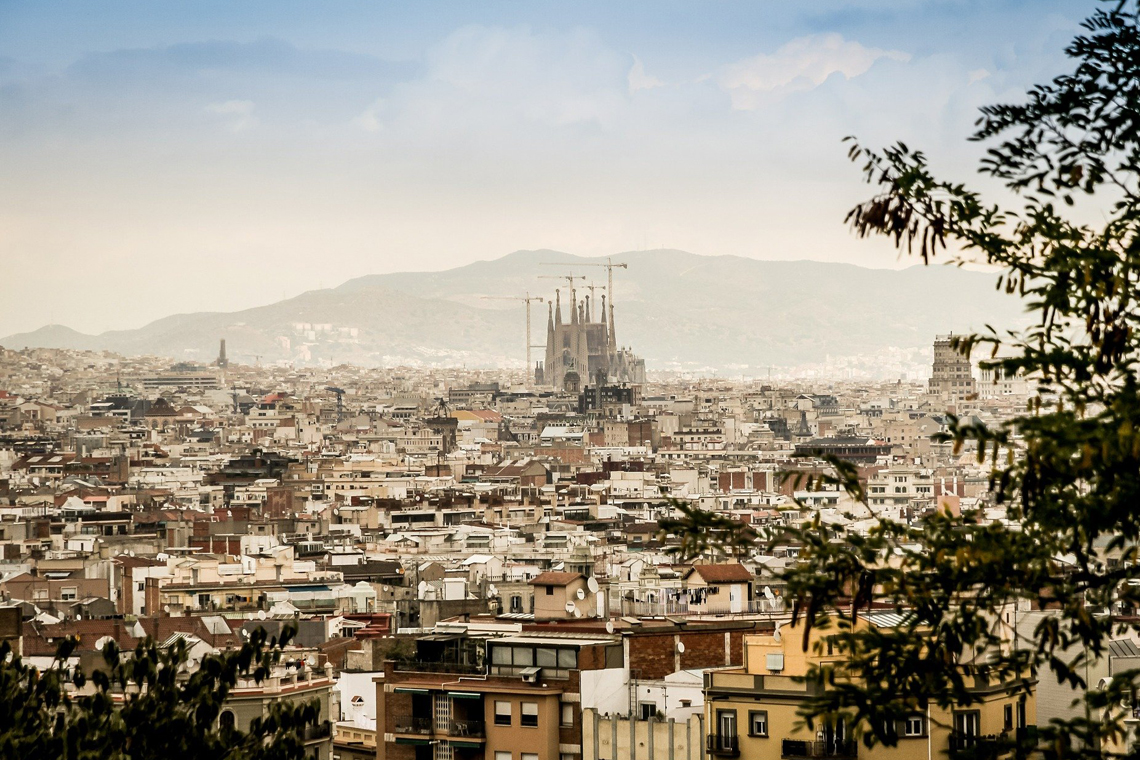 Barcelona panoramic view
