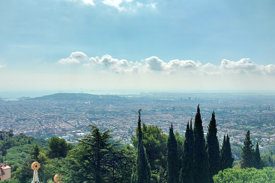 Barcelona panoramic view