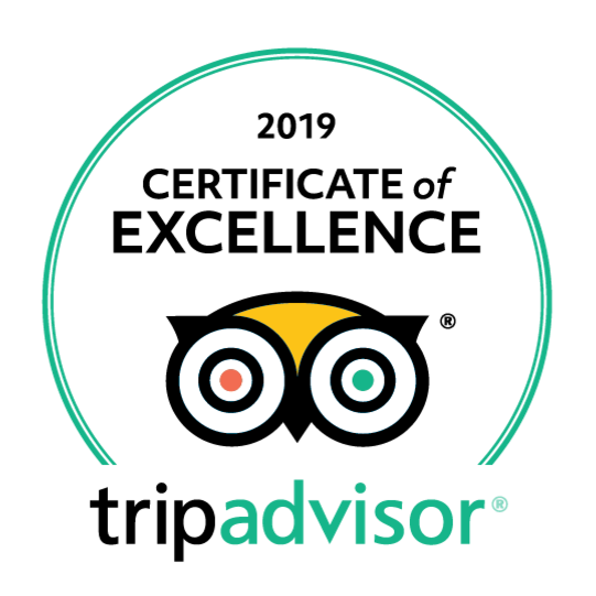 Certificado de Excelencia TripAdvisor 2019