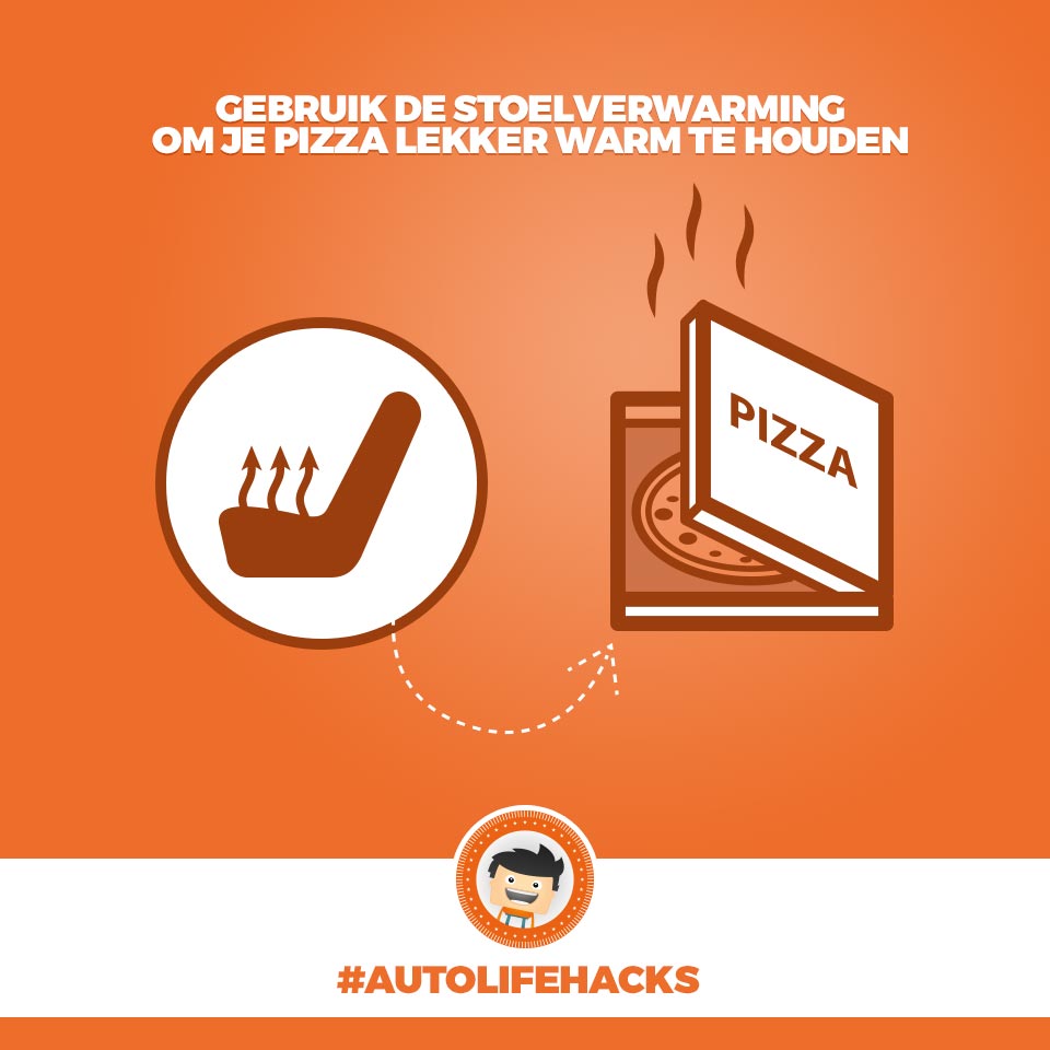 Stoelverwarming pizza