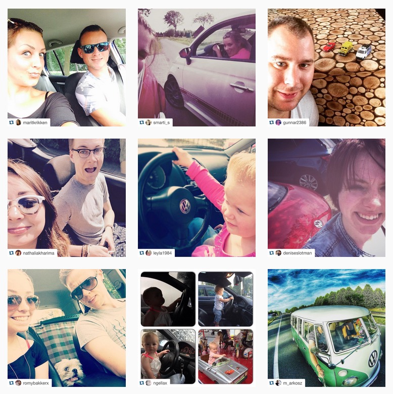 Instagram autoselfie actie