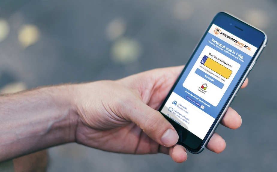 Auto aanmelden voor verkoop