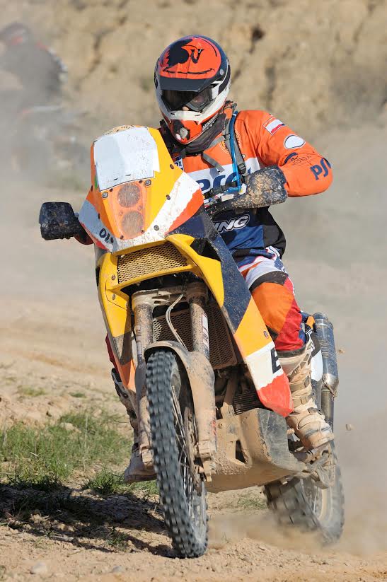 motorrijder rally