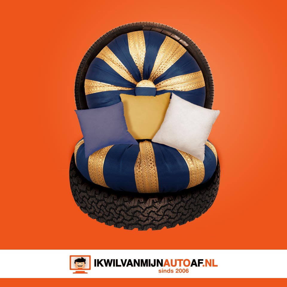 Loungen op autobanden