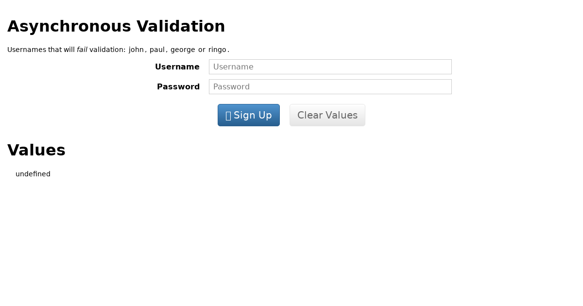 Redux Form Asynchronous Validation Codesandbox