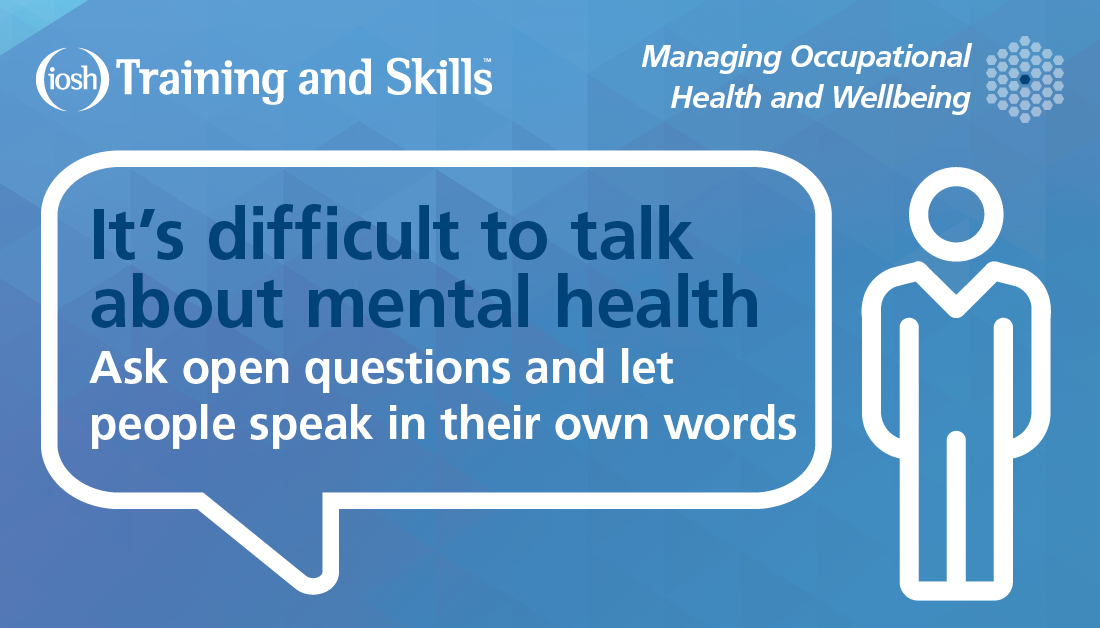 IOSH managing occupational health and well being