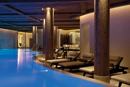 indoor pool, spa experience, skincare winter months