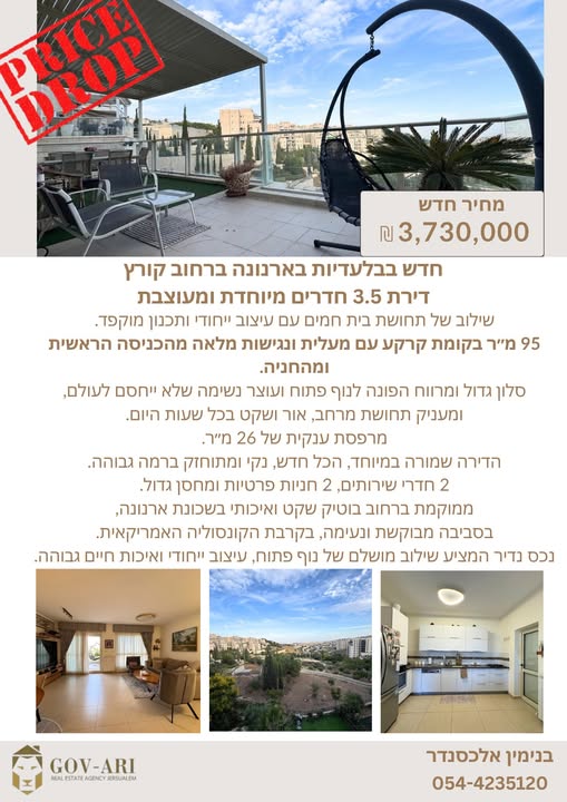 קורץ, ארנונה, ירושלים