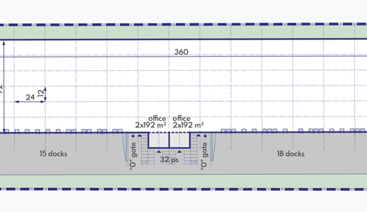 Warehouses for rent in Warehouses BTV Park Poznań South I #1