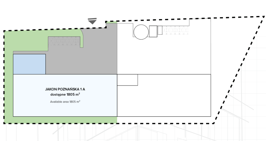 Magazyny do wynajęcia w Magazyny Jakon Tarnowo Poznańska I. Siteplan.