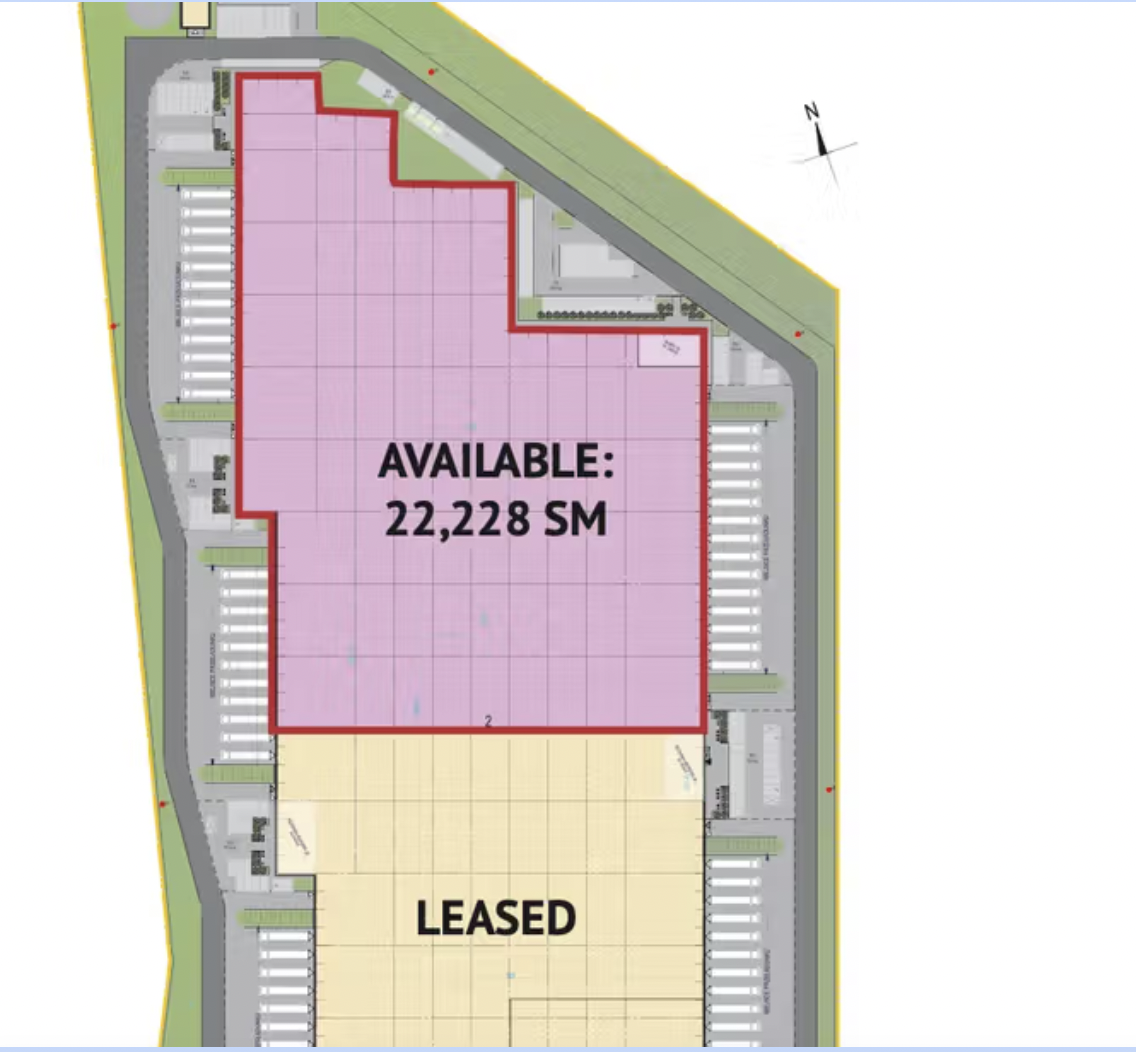 Warehouses for rent in Warehouses EQT Exeter Park Poznań Swadzim I. Siteplan.