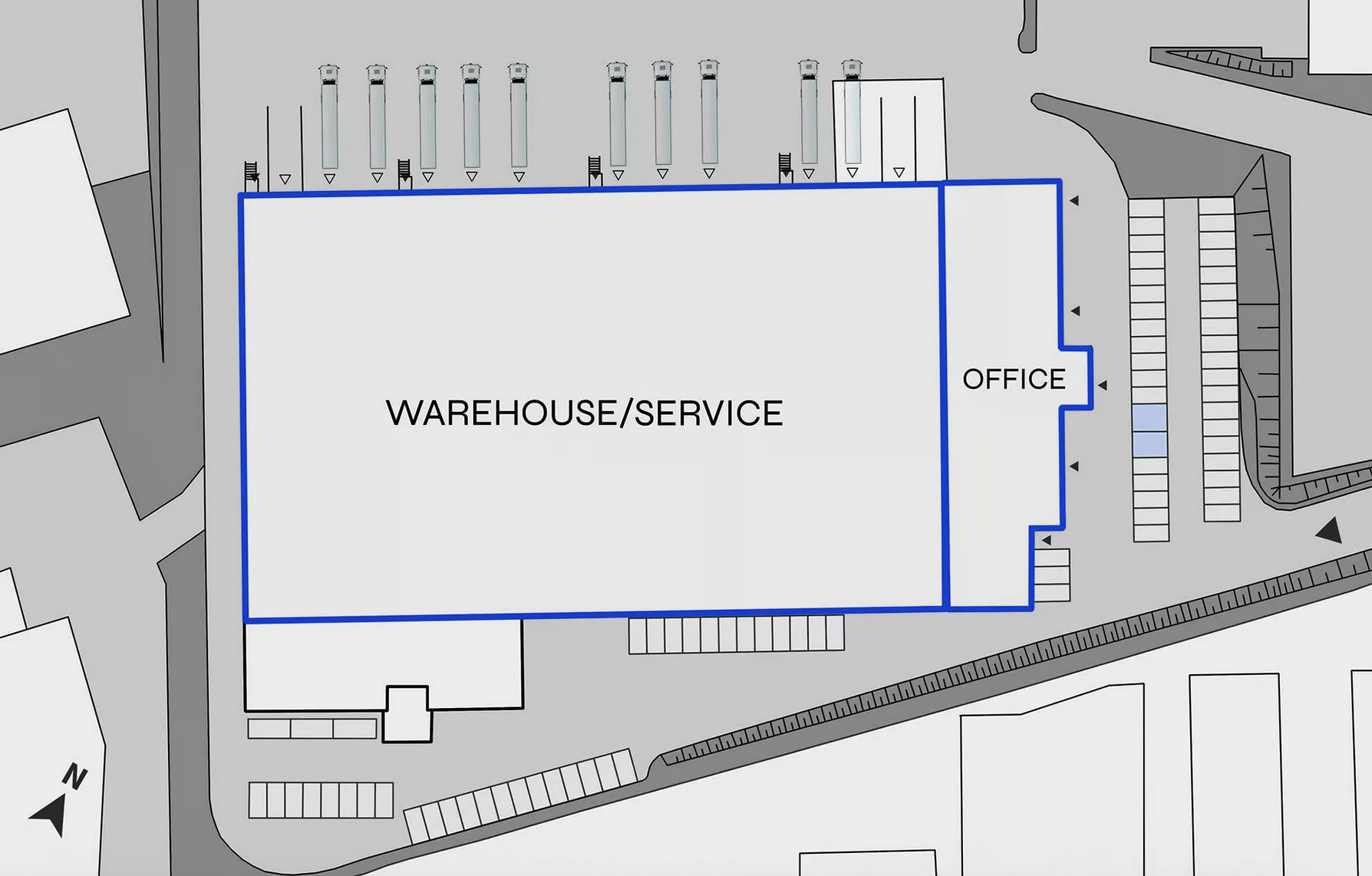 Magazyny BTS Park Świebodzin I, Polska Zachodnia - magazyny do wynajęcia. Siteplan.