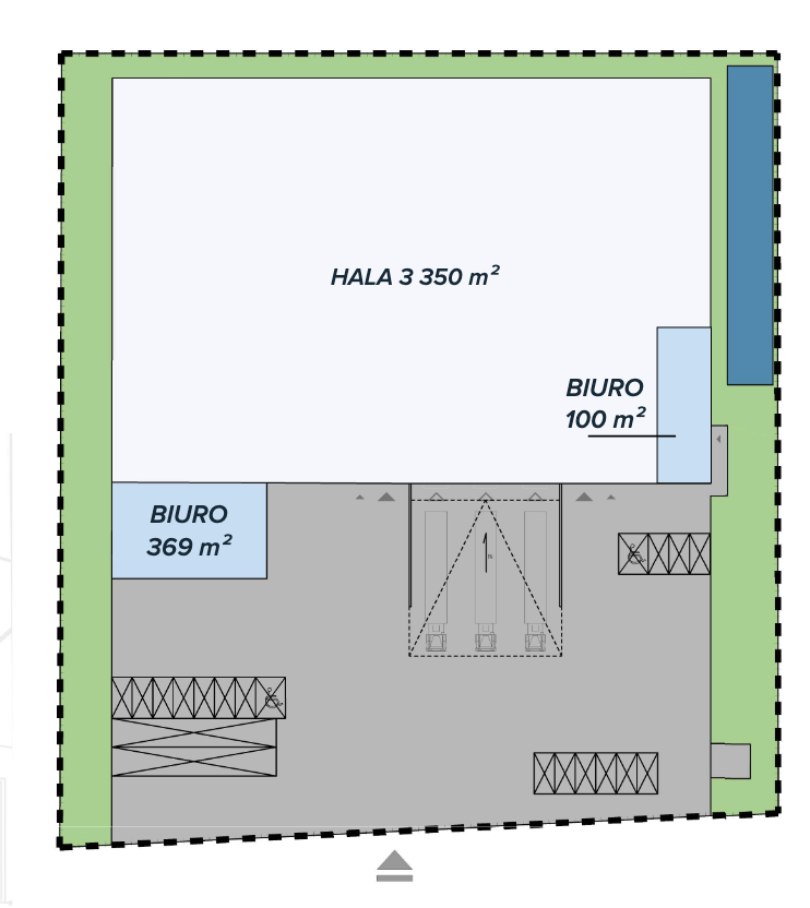 Warehouses for rent in Warehouses Jakon Niepruszewo Kasztanowa I. Siteplan.