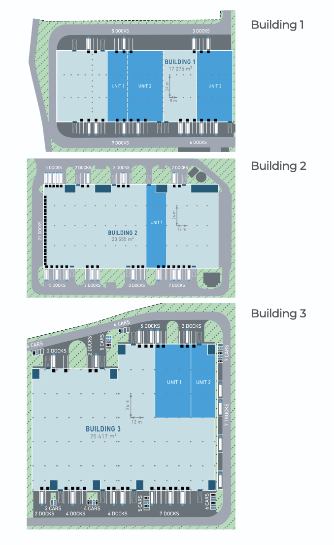 Depozite Logicor Bucharest II, București - depozite de închiriat. Siteplan.