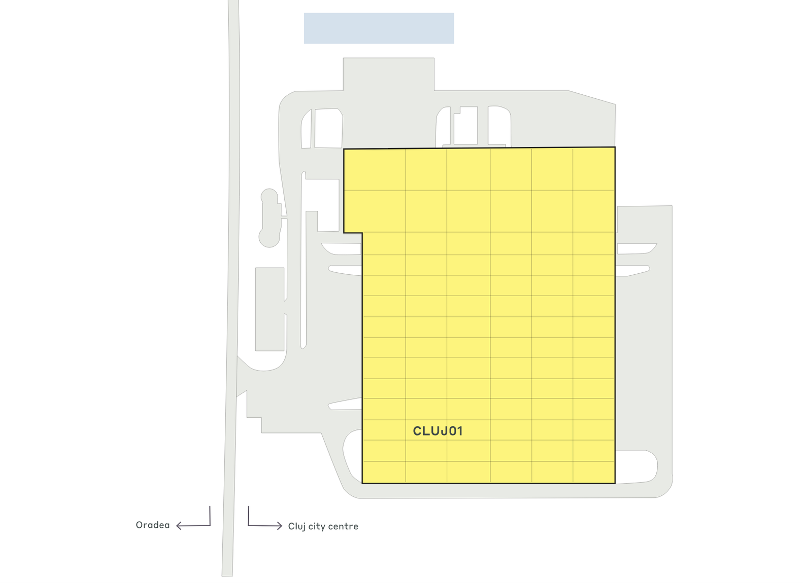 Warehouses CTPark Cluj, Cluj-Napoca - warehouses for rent. Siteplan.