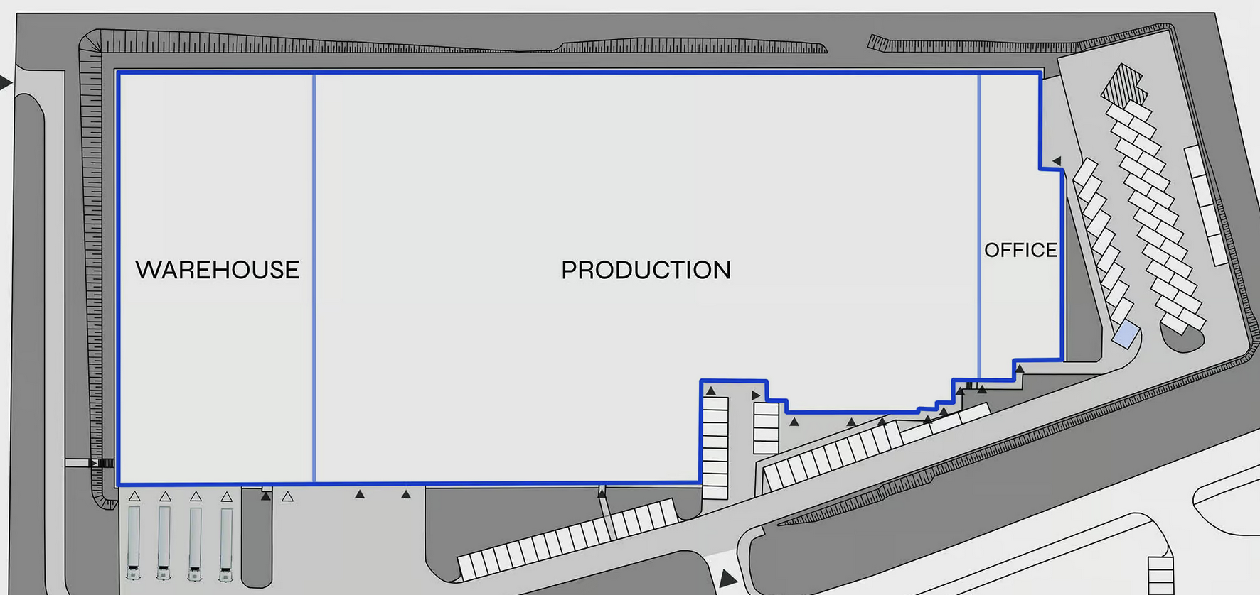 Warehouses for rent in Warehouses BTS Park Świebodzin V. Siteplan.
