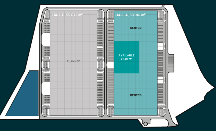 Magazyny Fortress Logistics Park Gdańsk, Trójmiasto - magazyny do wynajęcia. Siteplan.