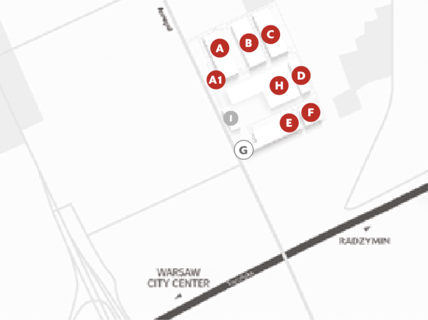 Warehouses SEGRO Park Warsaw Żerań, Warszawa - warehouses for rent. Siteplan.