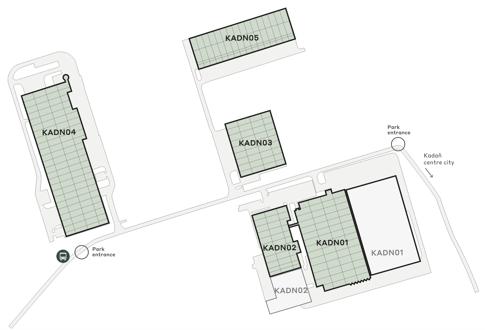 Sklady na prenájom v Sklady CTPark Kadaň. Siteplan.