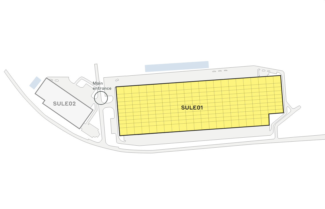 Sklady k pronájmu v Sklady CTPark Sulechów. Siteplan.