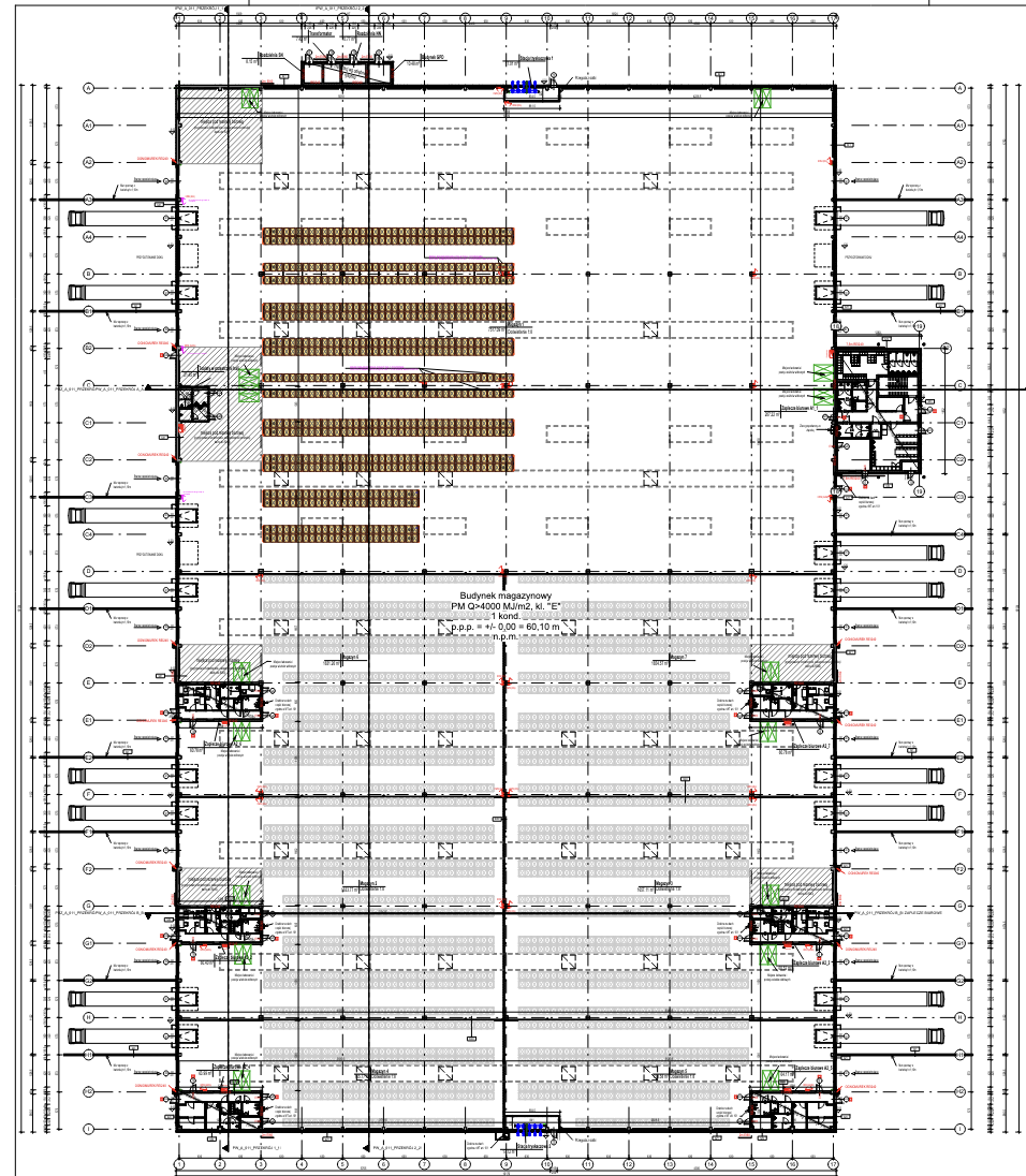 Magazyny do wynajęcia w Magazyny Magazynowa 18. Siteplan.