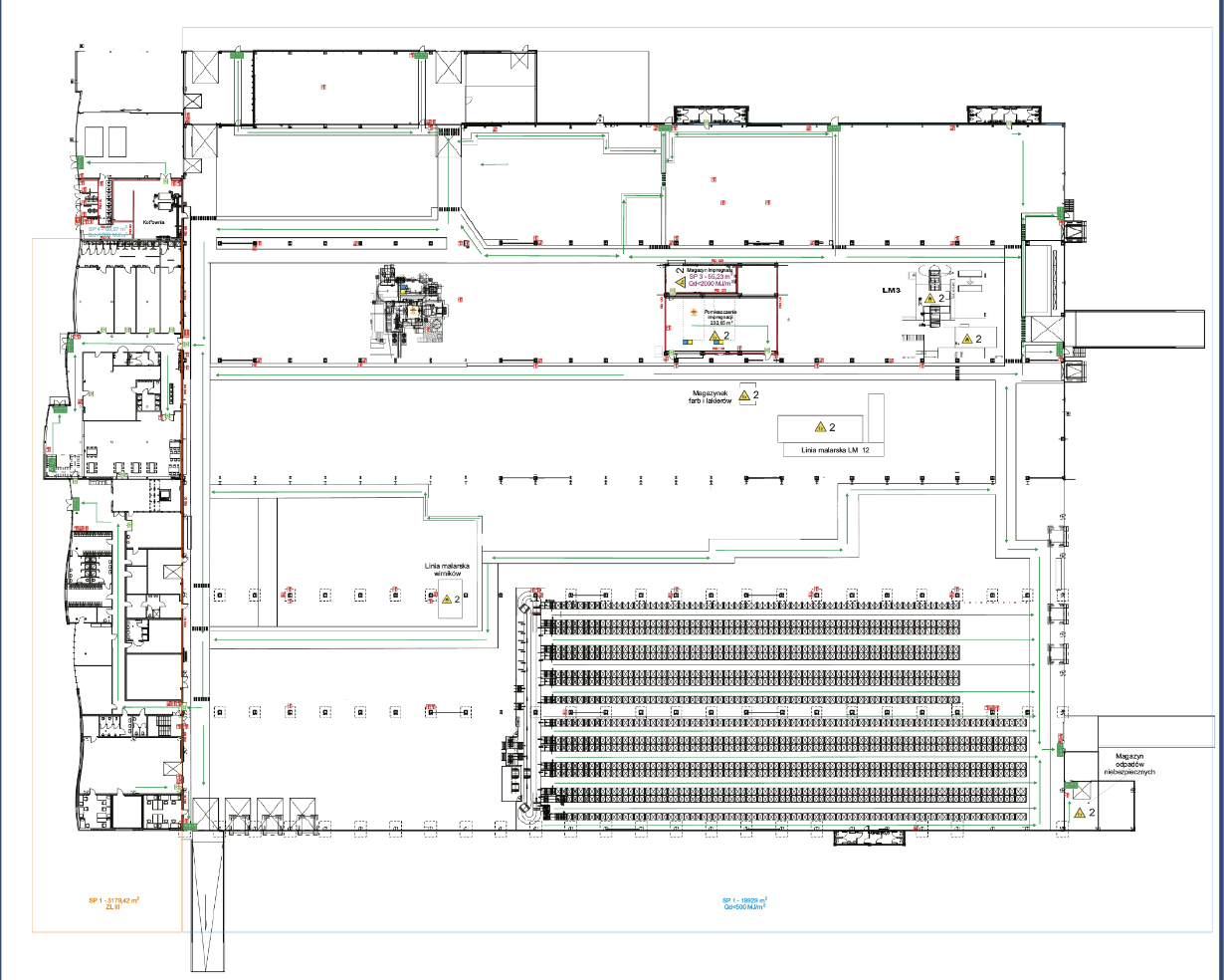 Magazyny do wynajęcia w Magazyny Placydowska 27. Siteplan.