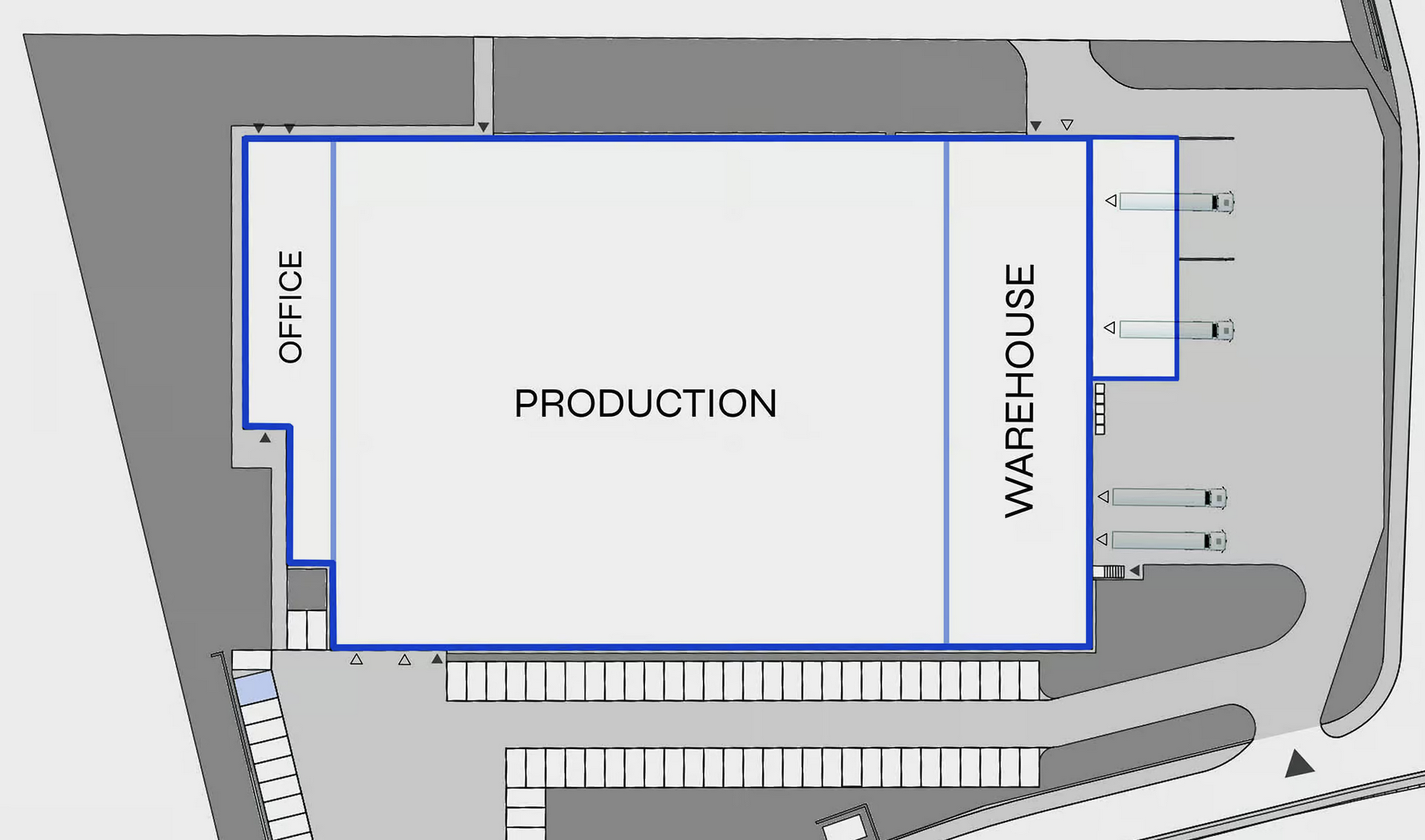 Warehouses for rent in Warehouses BTS Park Świebodzin IV. Siteplan.