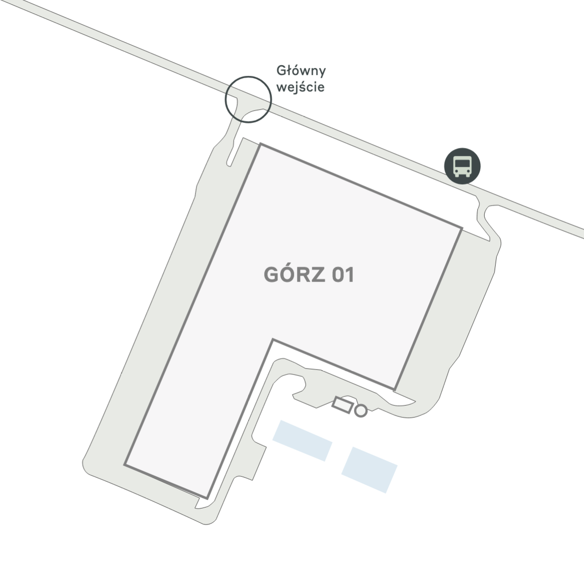 Magazyny do wynajęcia w Magazyny CTPark Gorzyce. Siteplan.