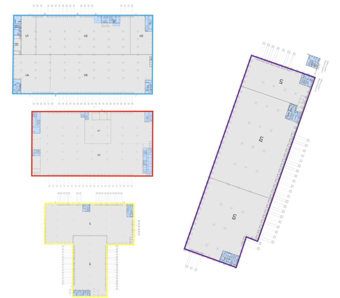 Warehouses for rent in Warehouses REINO IO Poznań. Siteplan.