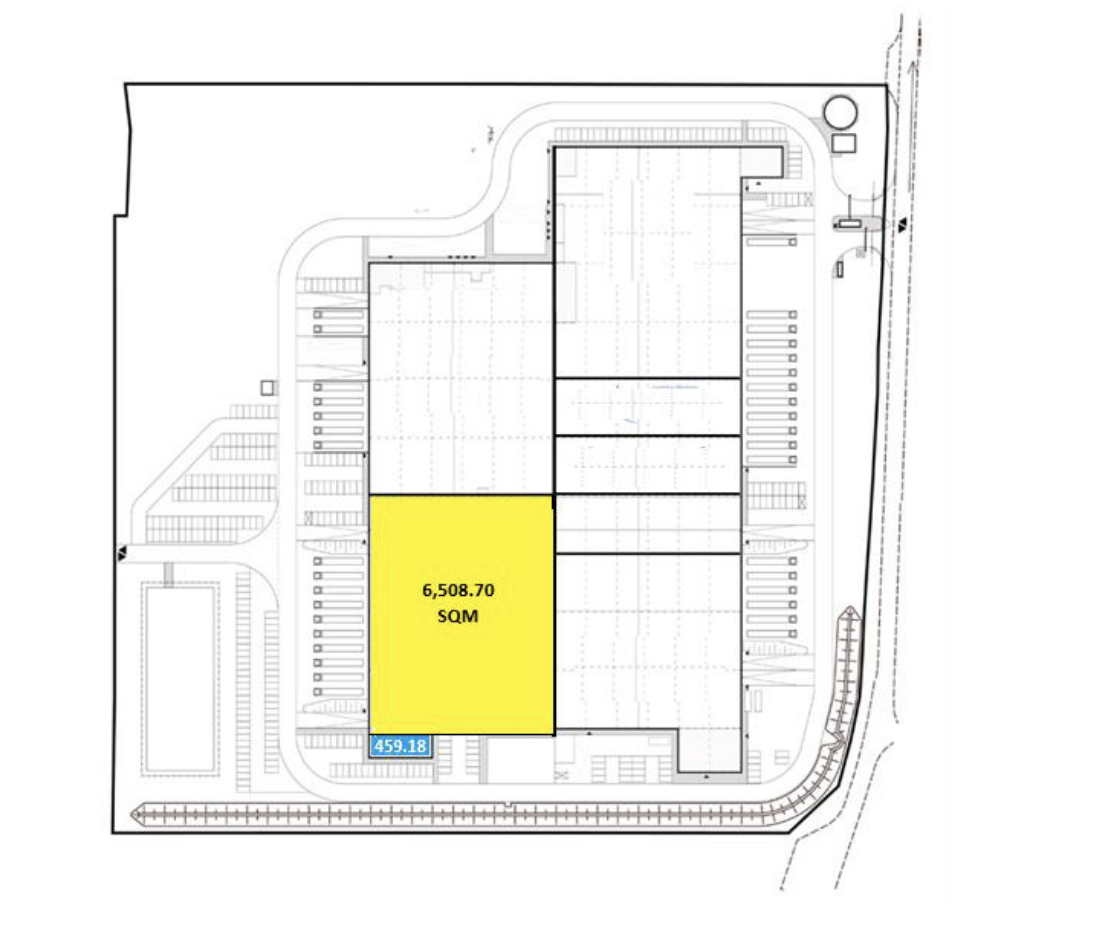 Magazyny RYSY Łódź City VII, Polska Centralna - magazyny do wynajęcia. Siteplan.