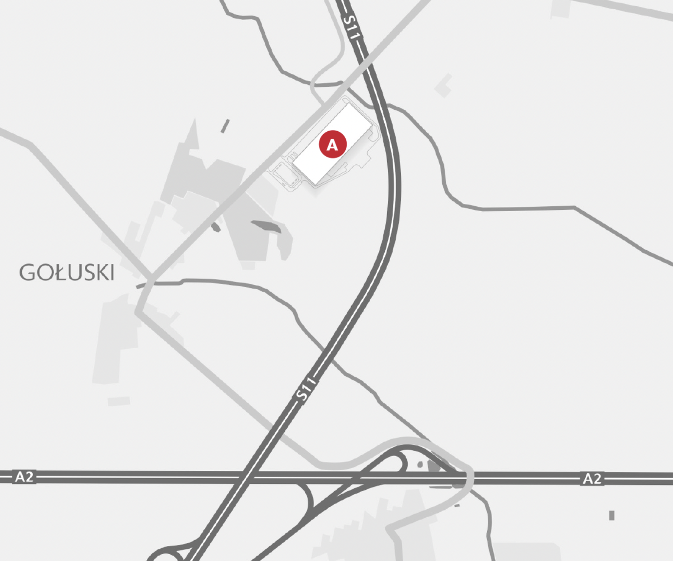 Magazyny SEGRO Logistics Park Poznań Gołuski, Poznań - magazyny do wynajęcia. Siteplan.