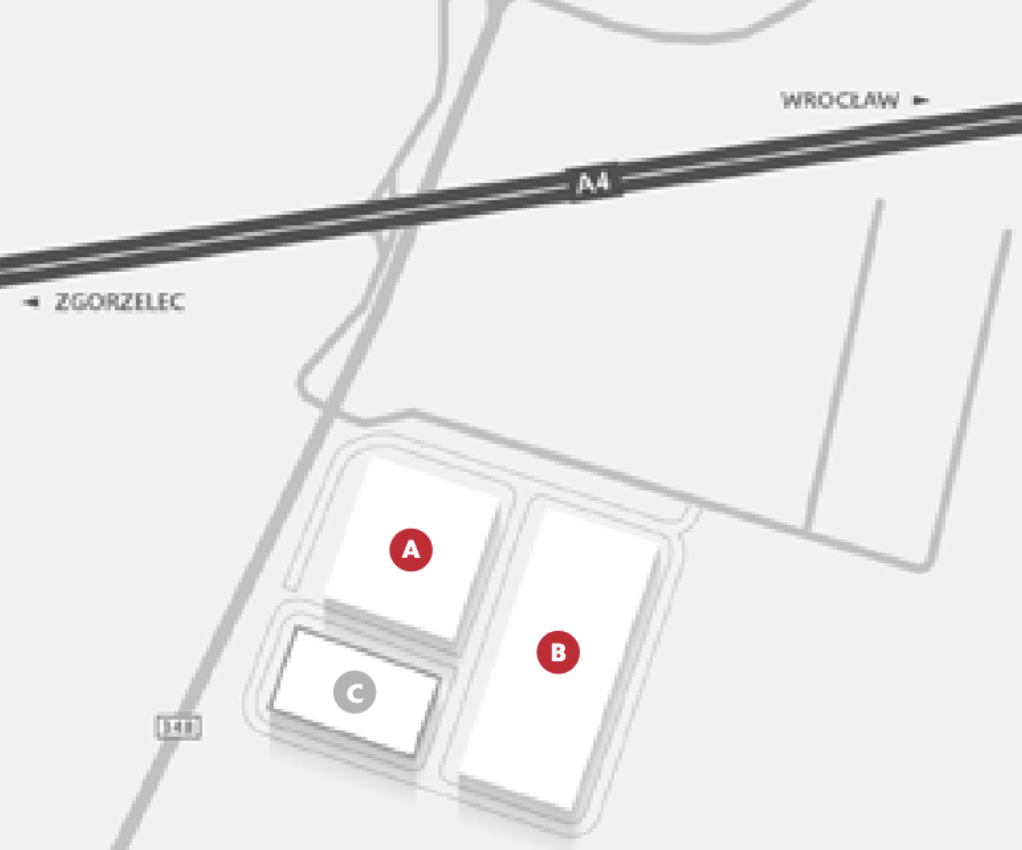 Warehouses SEGRO Logistics Park Wrocław Biskupice, Wrocław - warehouses for rent. Siteplan.