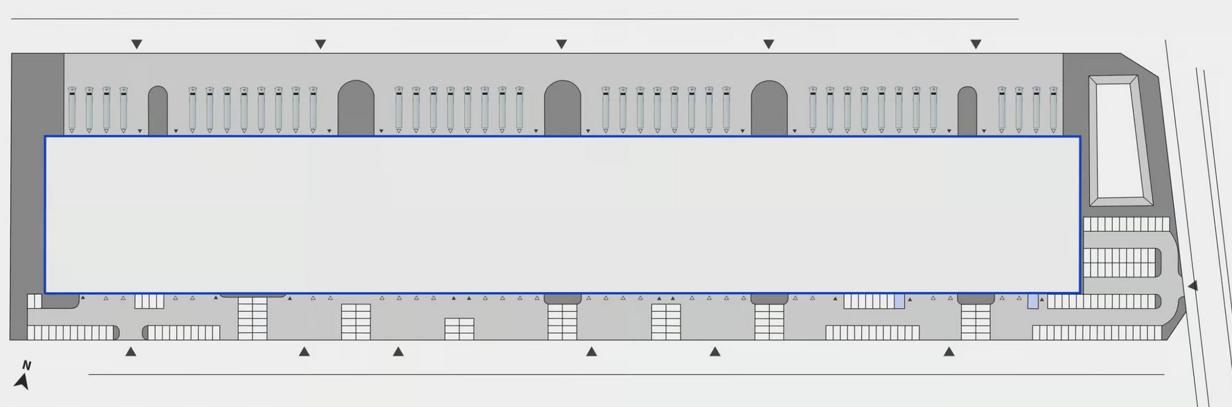 Magazyny BTS Park Poznań West, Poznań - magazyny do wynajęcia. Siteplan.