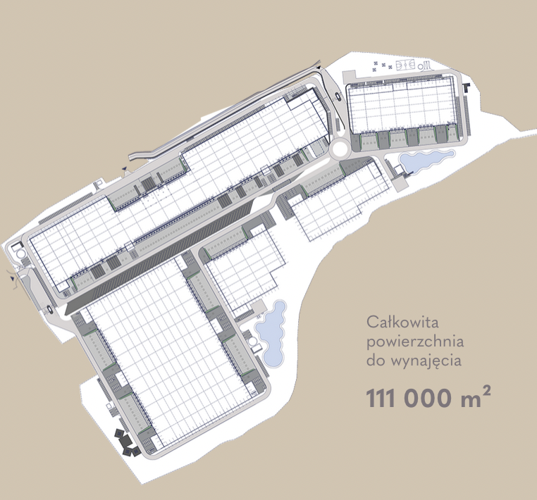 Kiadó raktárak Raktárak BOOSTER Zabrze. Siteplan.