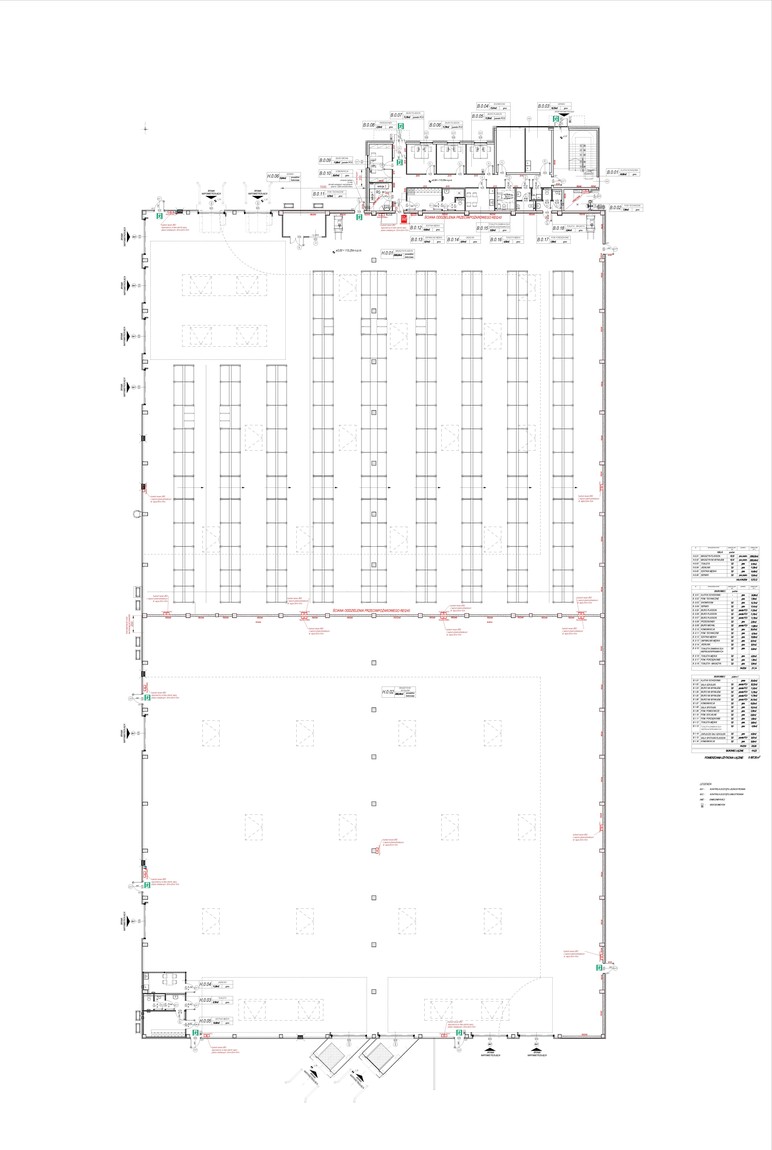 Warehouses for rent in Warehouses Plasson. Siteplan.