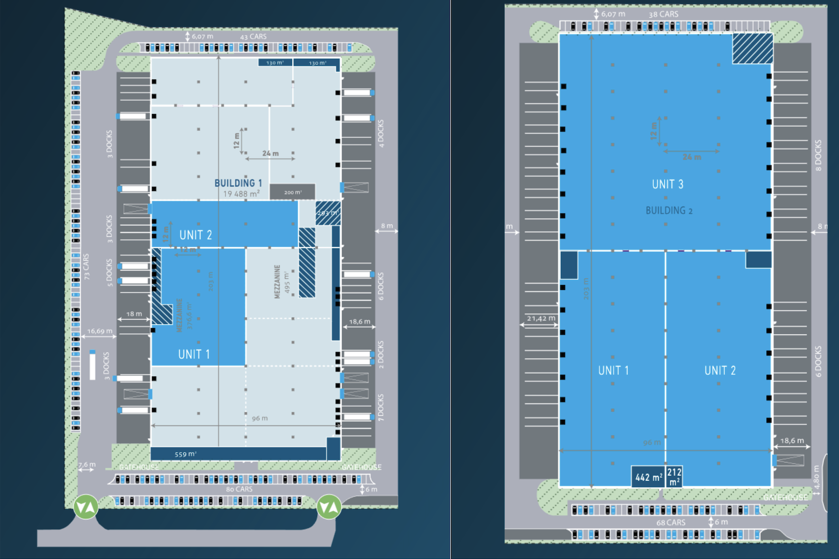 Magazyny Logicor Łódź I, Polska Centralna - magazyny do wynajęcia. Siteplan.