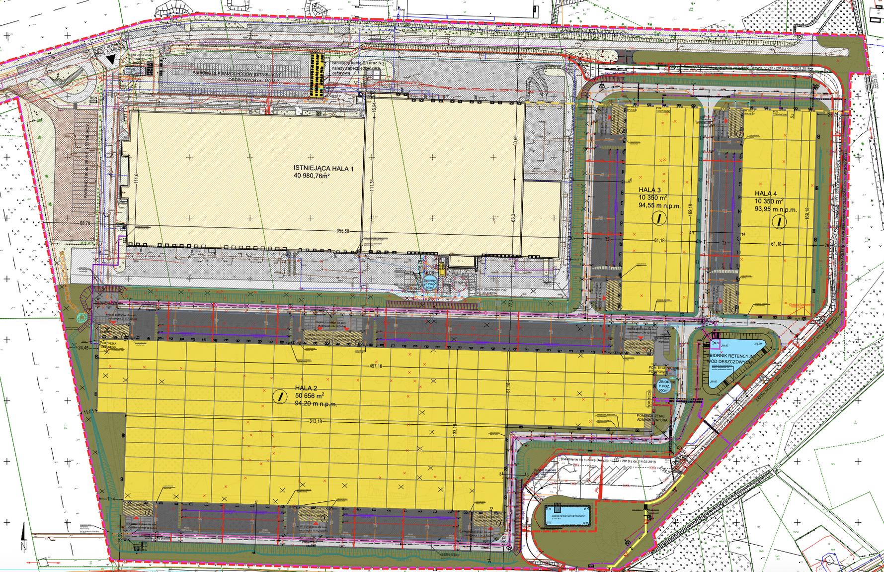 Magazyny do wynajęcia w Magazyny Citylink Poznań. Siteplan.