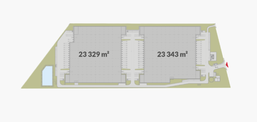 Magazyny 7R Park Warsaw South III, Warszawa - magazyny do wynajęcia. Siteplan.