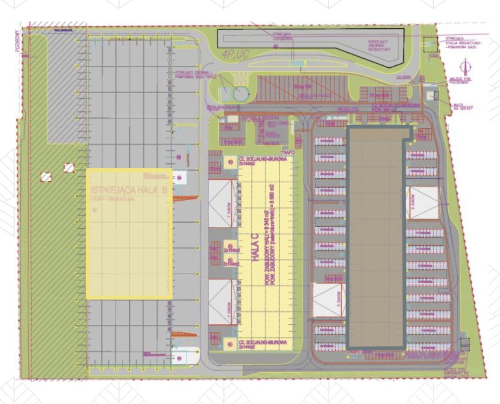 Magazyny MLP Gorzów Wielkopolski, Polska Zachodnia - magazyny do wynajęcia. Siteplan.