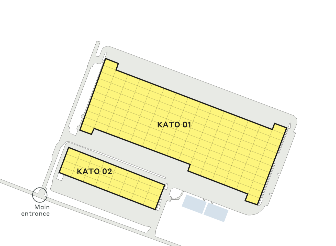 Magazyny do wynajęcia w Magazyny CTPark Katowice. Siteplan.