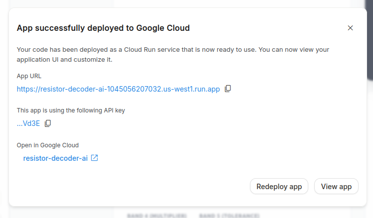 Successful deployment