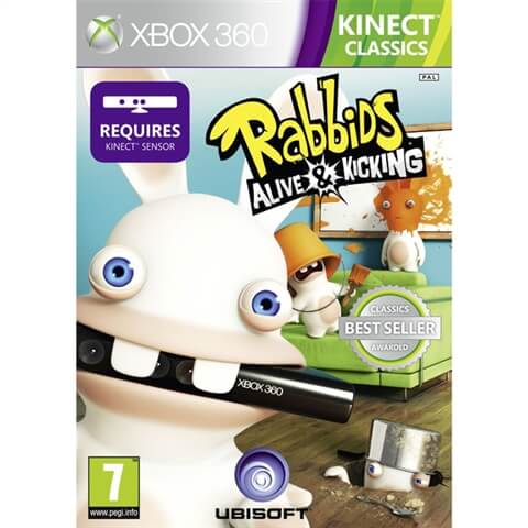 rabbids alive and kicking (kinect) - xbox 360