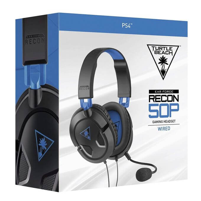 Turtle Beach Recon 50P Gaming Headset - Black & Blue image