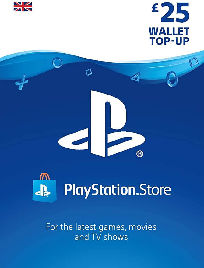 PlayStation PSN Card 25 GBP Wallet Top Up - UK Account image