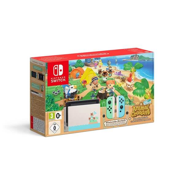 Nintendo Switch Console Animal Crossing New Horizons Edition image