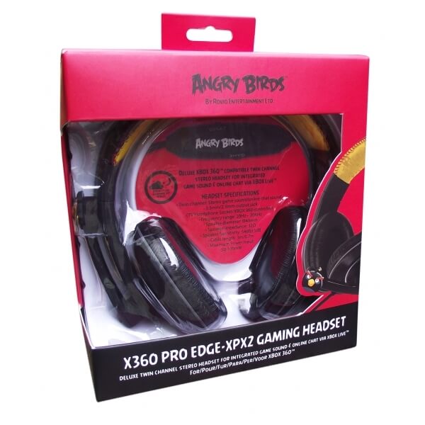 Xbox 360 Angry Birds Deluxe Twin Channel Headset  IMAGE