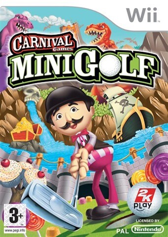 carnival funfair games: mini golf - nintendo wii